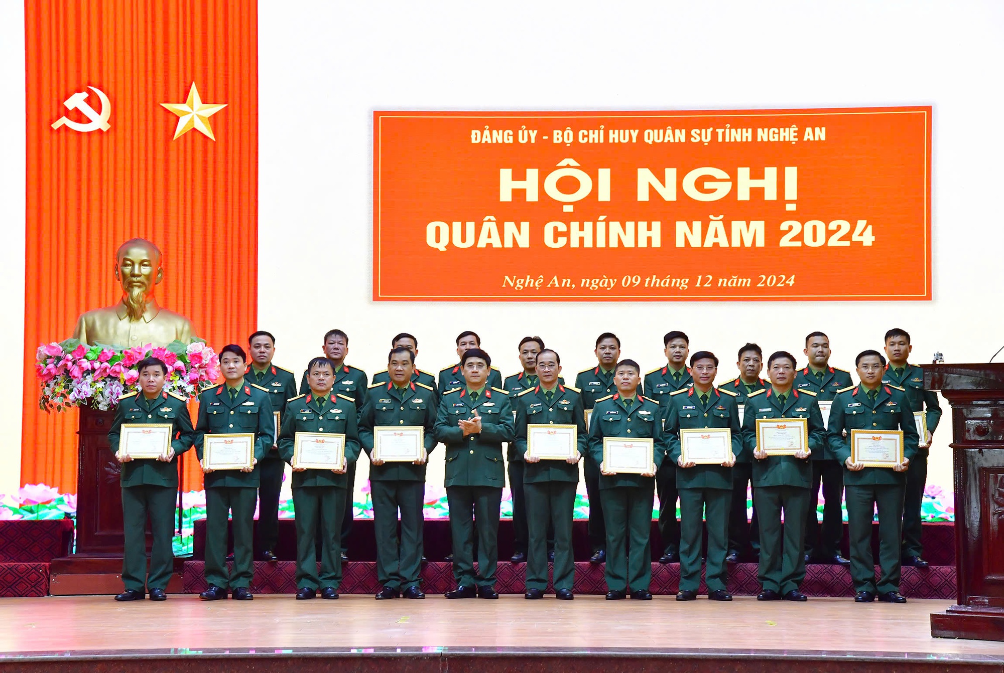 Nghệ An: Tổ chức Hội nghị Quân chính năm 2024- Ảnh 3.