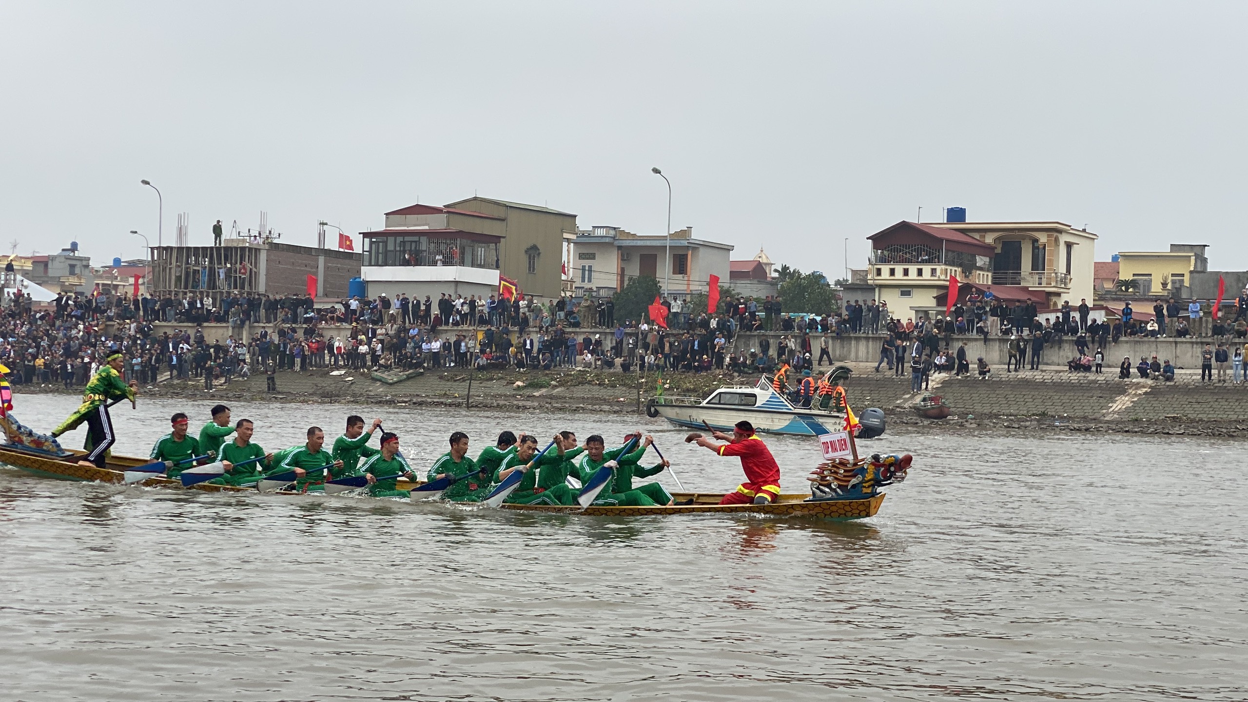 Thái Bình: Độc đáo Lễ hội bơi trải truyền thống trên sông Diêm Hộ- Ảnh 3.