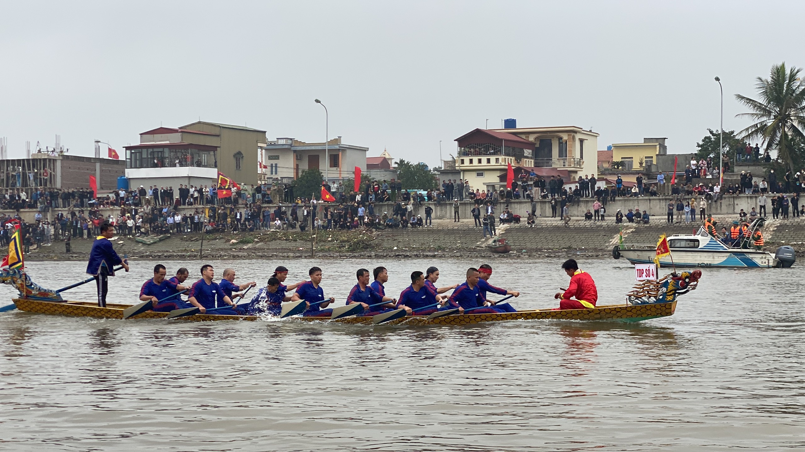 Thái Bình: Độc đáo Lễ hội bơi trải truyền thống trên sông Diêm Hộ- Ảnh 4.