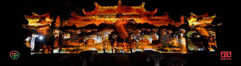 Trình diễn 3D - Mapping tại lễ hội đền Trần Thái Bình- Ảnh 3.