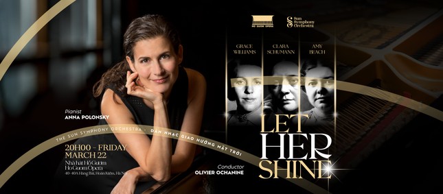 Nghệ sĩ dương cầm Anna Polonsky góp mặt tại hòa nhạc “Let Her Shine” tại Nhà hát Hồ Gươm- Ảnh 1.