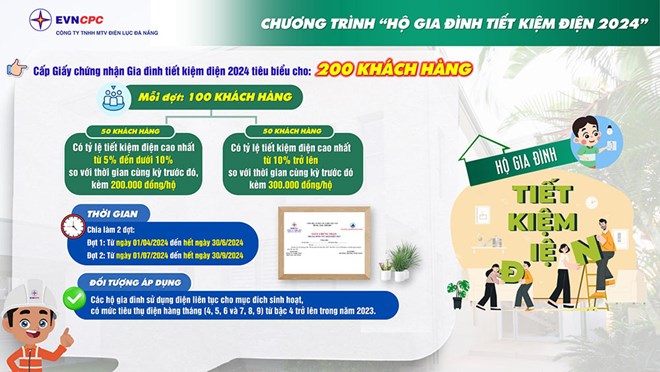PC Đà Nẵng: Triển khai chương trình “Hộ gia đình tiết kiệm điện 2024”- Ảnh 1.