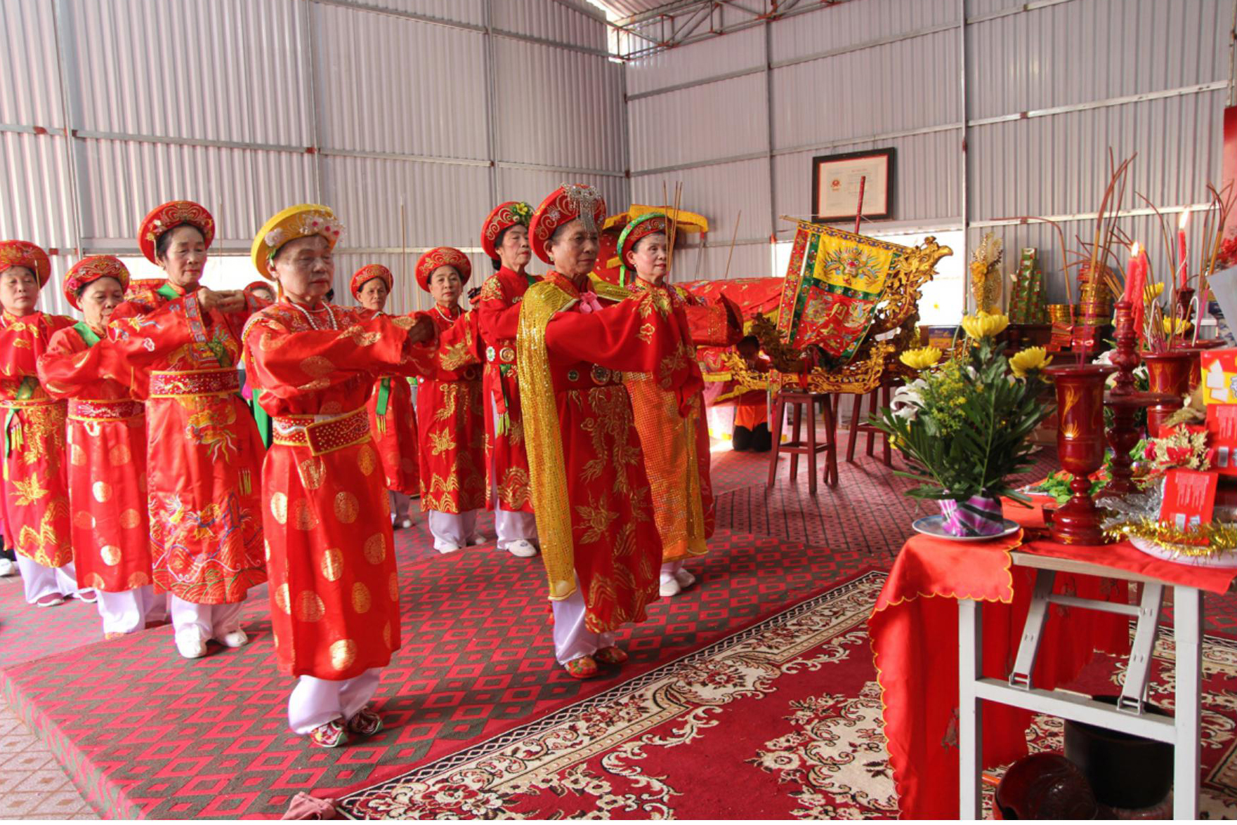 Thái Bình: Sắc màu văn hóa tại Lễ hội truyền thống Bổng Điền- Ảnh 3.