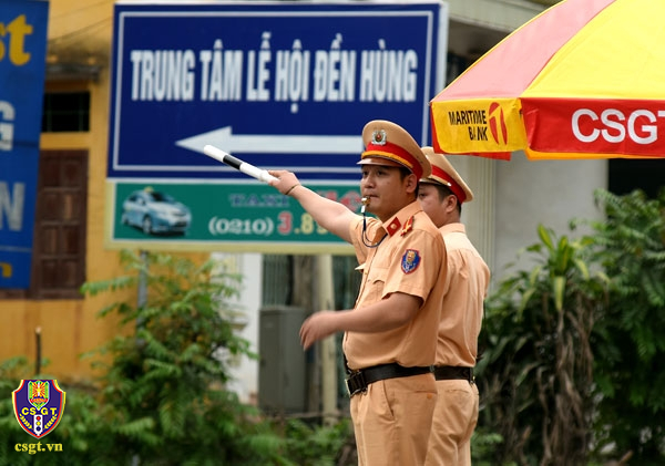 Phú Thọ phân luồng giao thông dịp Giỗ tổ Hùng Vương 2024- Ảnh 1.