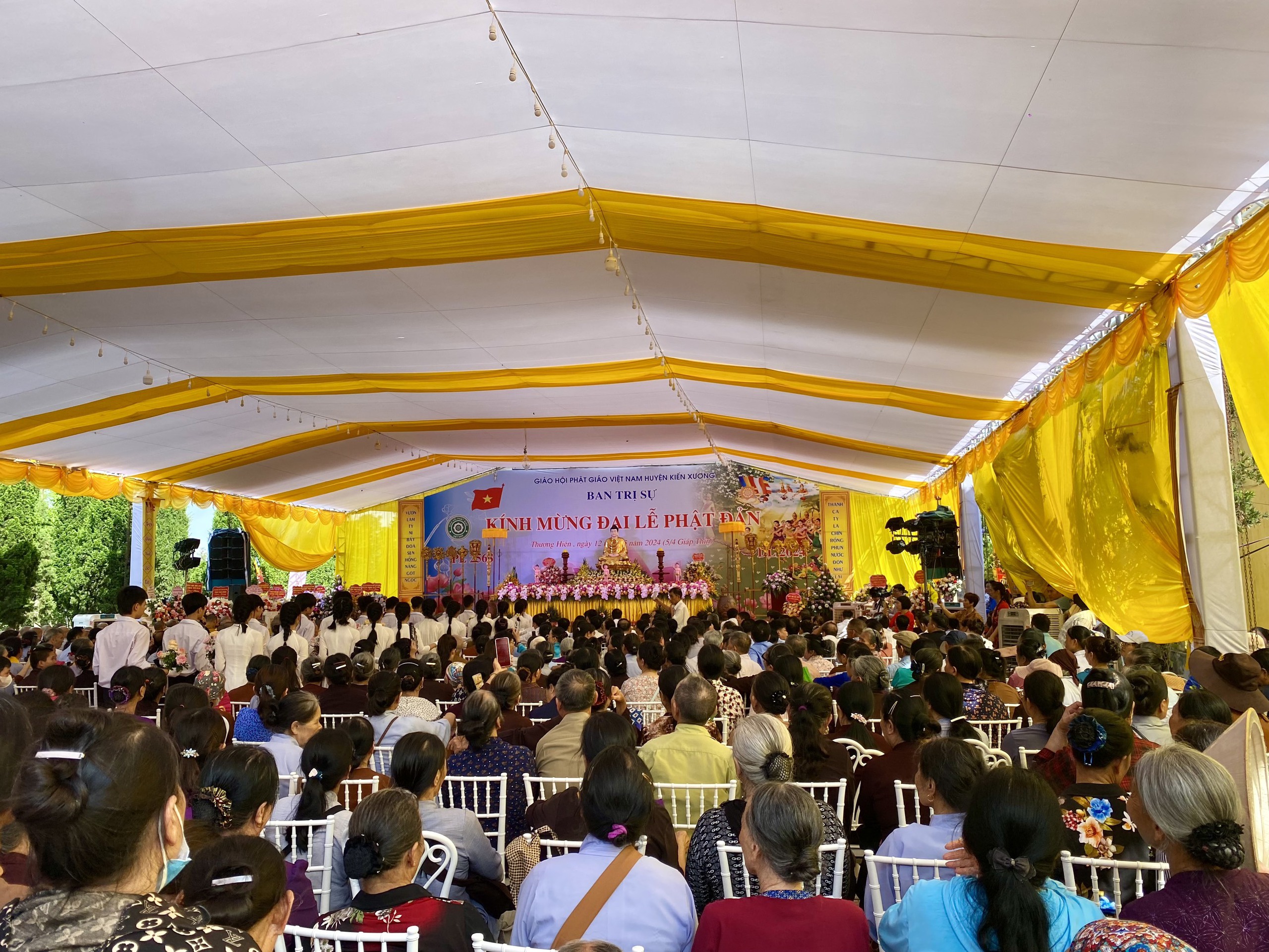 Thái Bình: Chùa Phúc Khánh tổ chức Đại lễ Phật Đản năm 2024- Ảnh 1.