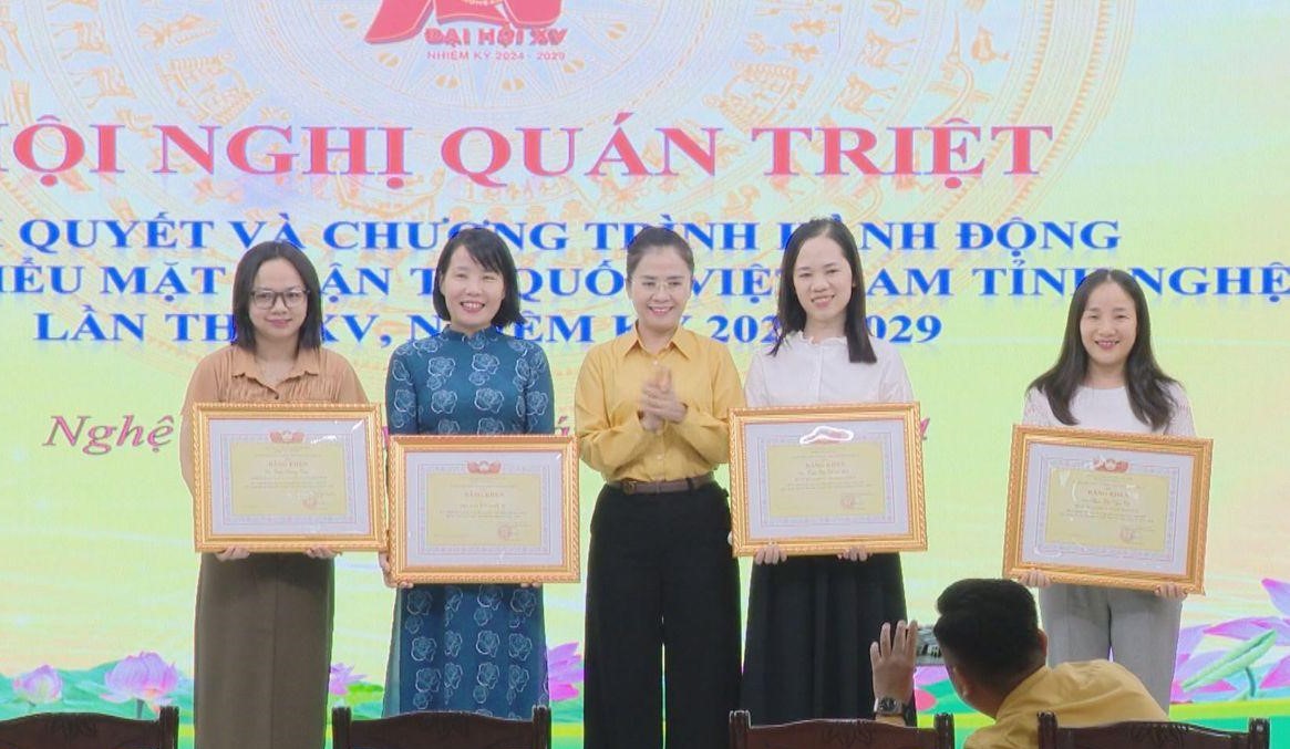 Nghệ An: Ủy ban MTTQ tỉnh quán triệt Nghị quyết đại hội lần thứ XV và thông qua chương trình toàn khoá- Ảnh 3.