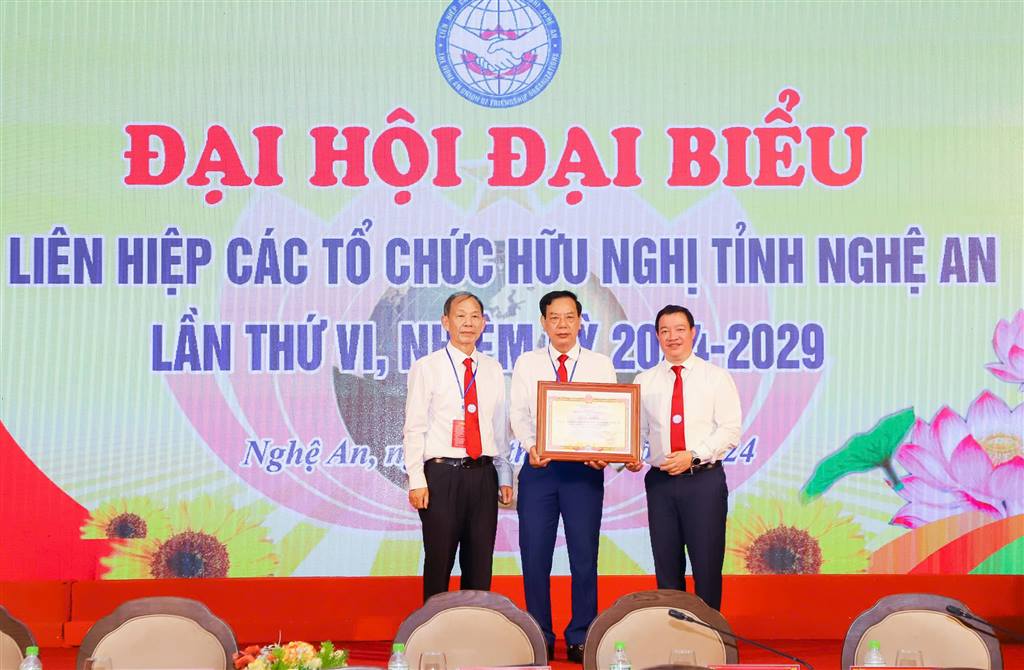 Đại hội đại biểu Liên hiệp các tổ chức hữu nghị tỉnh Nghệ An lần thứ VI, nhiệm kỳ 2024 - 2029- Ảnh 10.