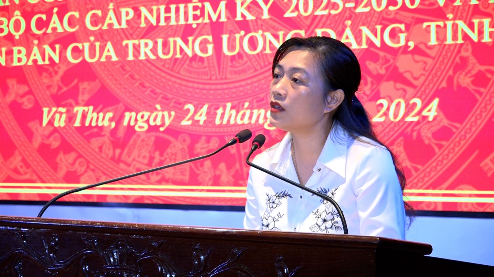 Thái Bình: Vũ Thư quán triệt, triển khai các văn bản về đại hội Đảng các cấp, tiến tới đại hội đại biểu toàn quốc lần thứ XIV của Đảng- Ảnh 2.