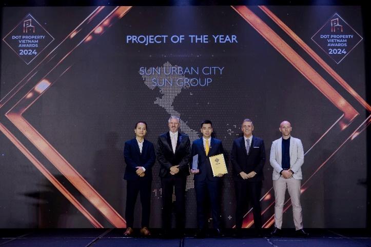 Sun Urban City xuất sắc giành giải thưởng “Dự án của năm” tại Dot Property Vietnam Awards 2024- Ảnh 1.