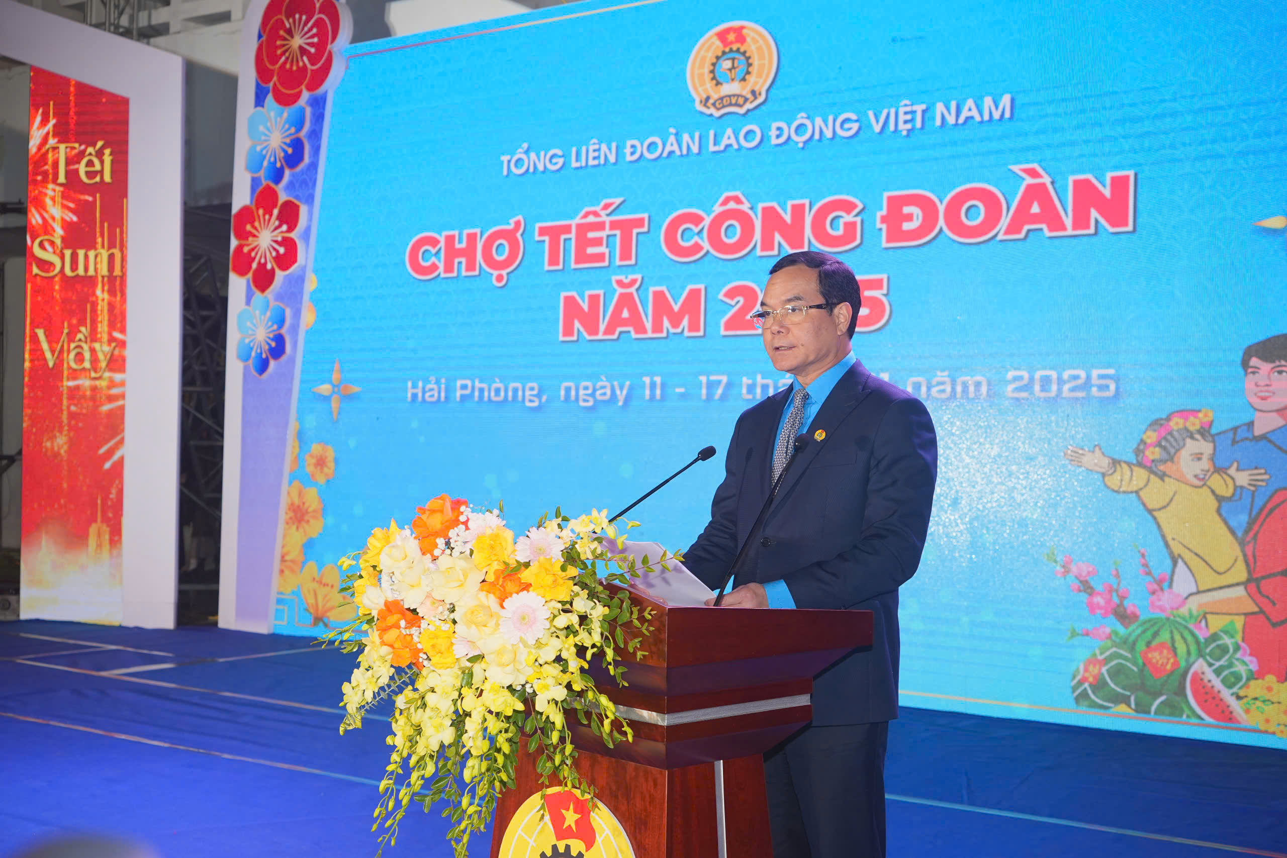 Hải Phòng Chợ Tết Công đoàn năm 2025 với quy mô hơn 200 gian hàng