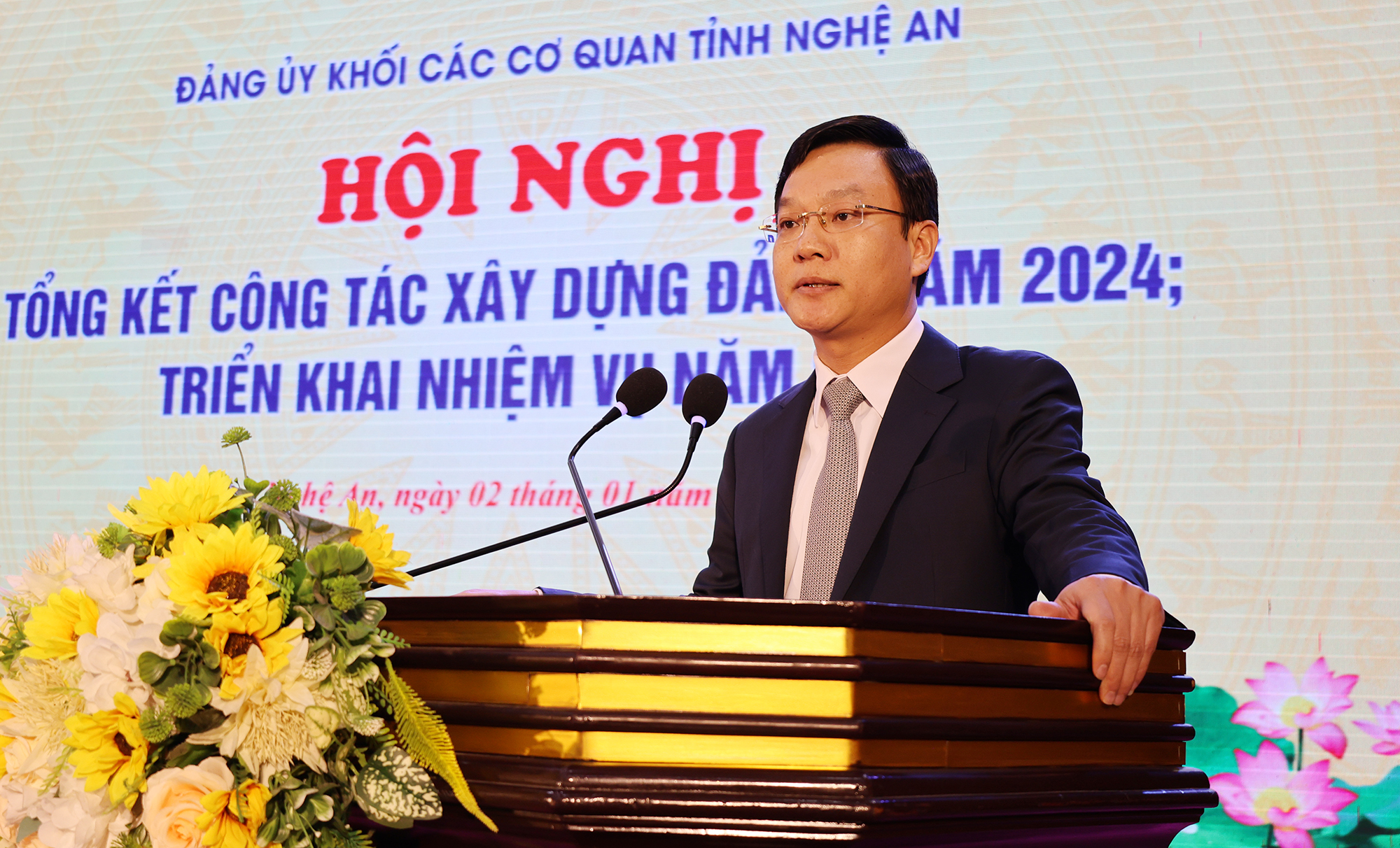 Nghệ An: Đảng ủy Khối các cơ quan tỉnh tổng kết công tác năm 2024- Ảnh 2.