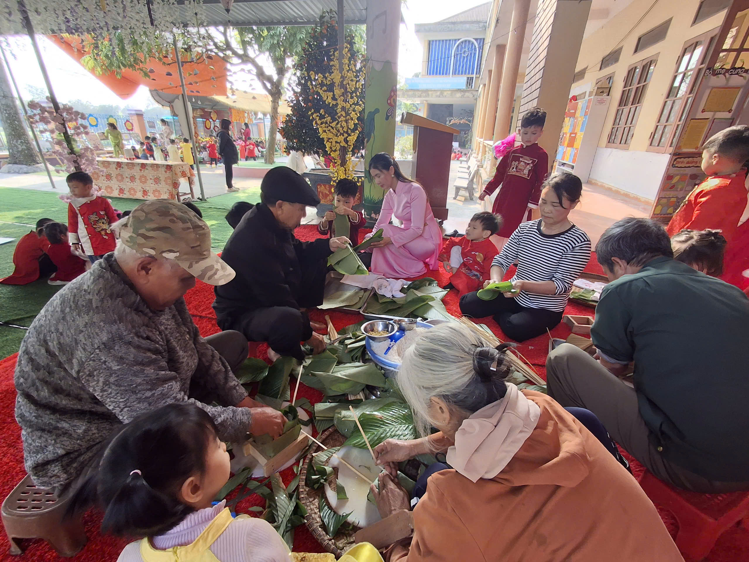 Thái Bình: "Xuân yêu thương - Tết sum vầy" tại Trường Mầm non xã Vũ Vinh- Ảnh 2.