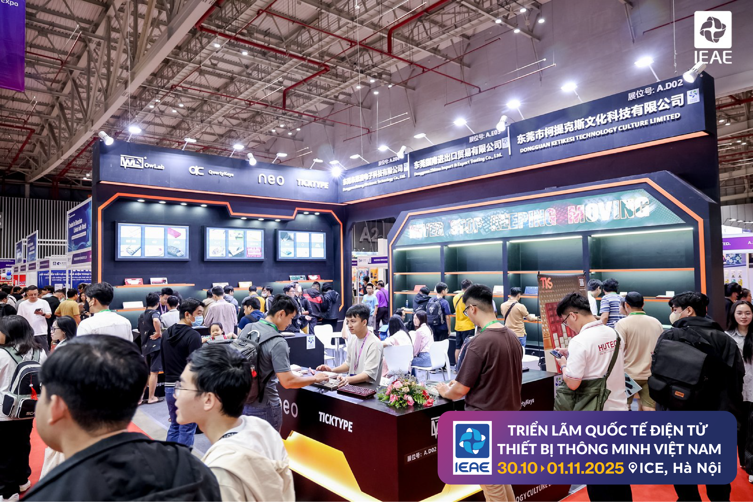 Triển lãm IEAE 2025: Bữa tiệc công nghệ quy mô lớn tại Hà Nội- Ảnh 1. Triển lãm IEAE 2025: Bữa tiệc công nghệ quy mô lớn tại Hà Nội- Ảnh 1.