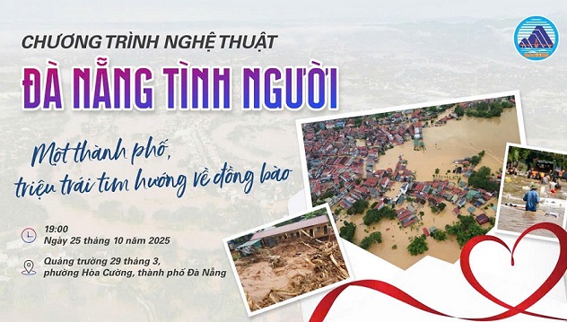 Đà Nẵng: Chương trình nghệ thuật hướng về người dân vùng bão lũ- Ảnh 1. Đà Nẵng: Chương trình nghệ thuật hướng về người dân vùng bão lũ- Ảnh 1.