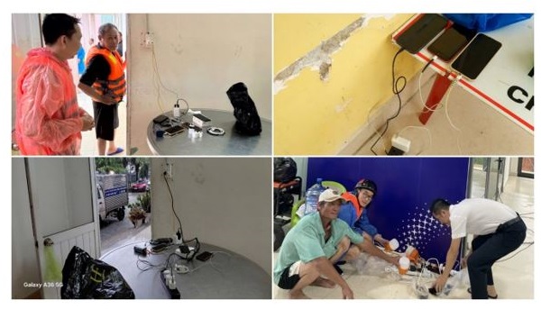 Đà Nẵng: Khi người thợ điện đồng hành cùng người dân vùng lũ- Ảnh 2.