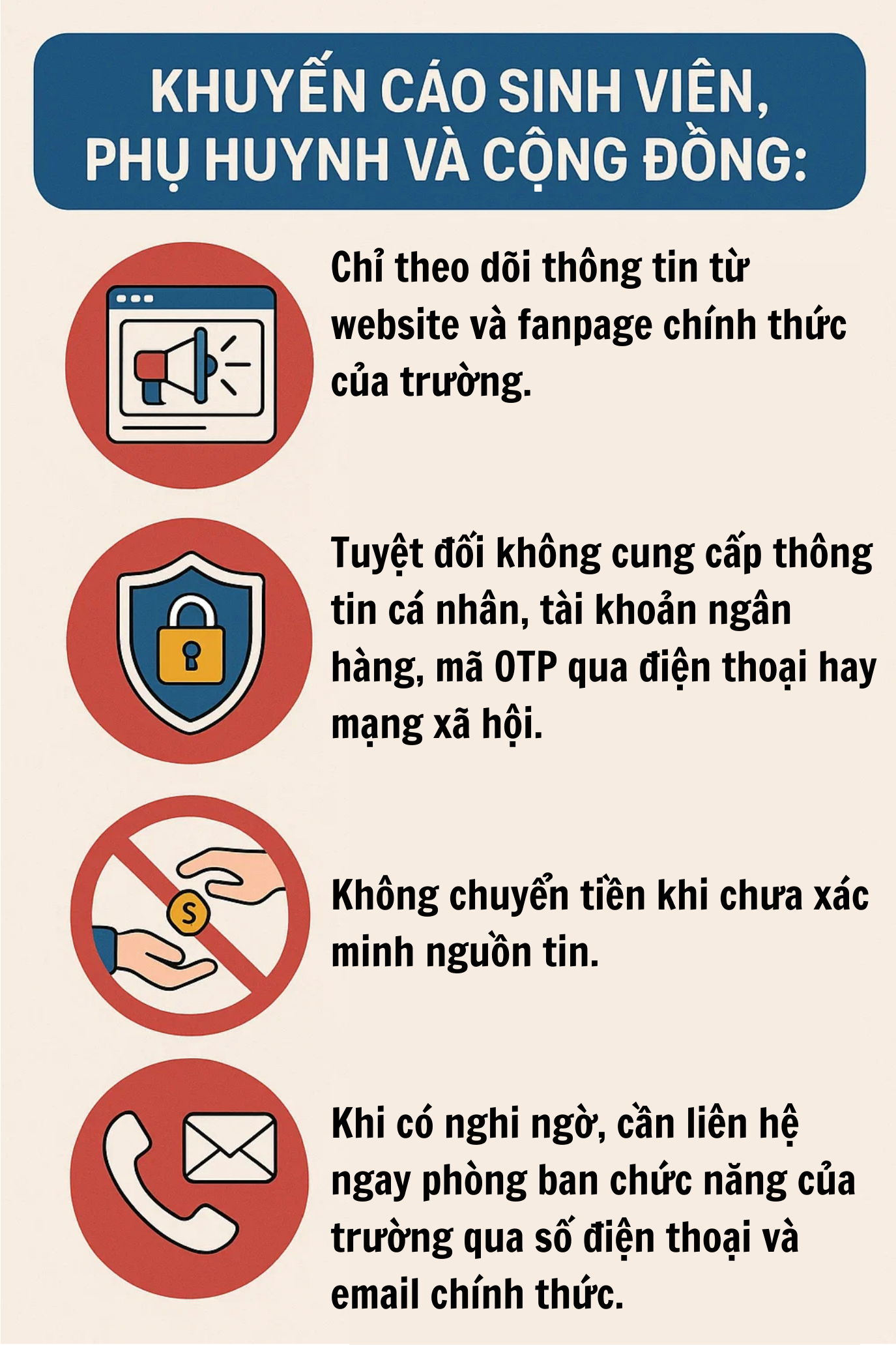 Công an phát cảnh báo khẩn tới tất cả sinh viên và phụ huynh toàn quốc- Ảnh 1.