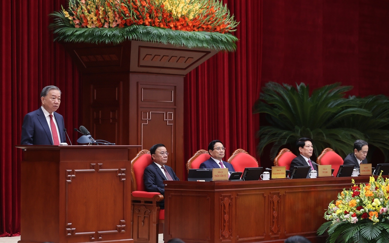 PHÁT BIỂU BẾ MẠC HỘI NGHỊ TRUNG ƯƠNG 14 KHÓA XIII CỦA TỔNG BÍ THƯ TÔ LÂM- Ảnh 6. PHÁT BIỂU BẾ MẠC HỘI NGHỊ TRUNG ƯƠNG 14 KHÓA XIII CỦA TỔNG BÍ THƯ TÔ LÂM- Ảnh 6.