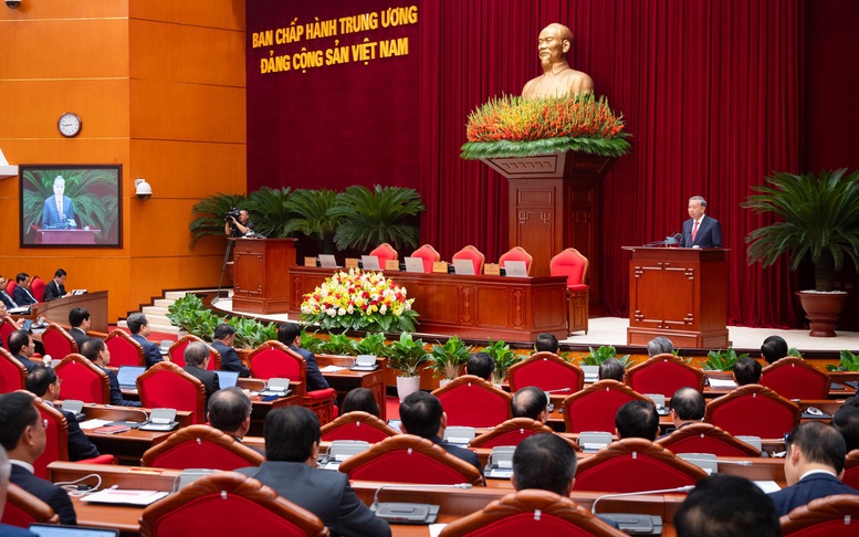 Phát biểu của Tổng Bí thư Tô Lâm khai mạc Hội nghị Trung ương 15 khóa XIII- Ảnh 8.