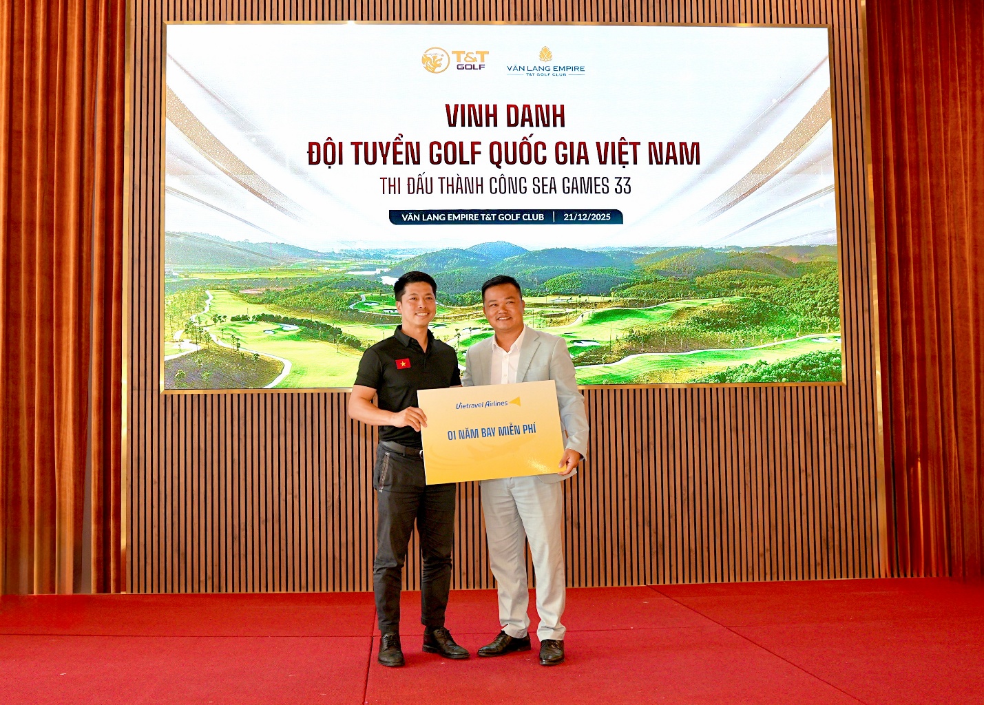 T&T Golf và Vietravel Airlines vinh danh, tiếp sức Đội tuyển Golf Quốc gia Việt Nam sau SEA Games 33- Ảnh 3.