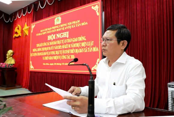 Xã Tân Hòa tổng kết công tác bảo đảm TTATGT, phòng chống tội phạm ma túy năm 2025- Ảnh 6. Xã Tân Hòa tổng kết công tác bảo đảm TTATGT, phòng chống tội phạm ma túy năm 2025- Ảnh 6.