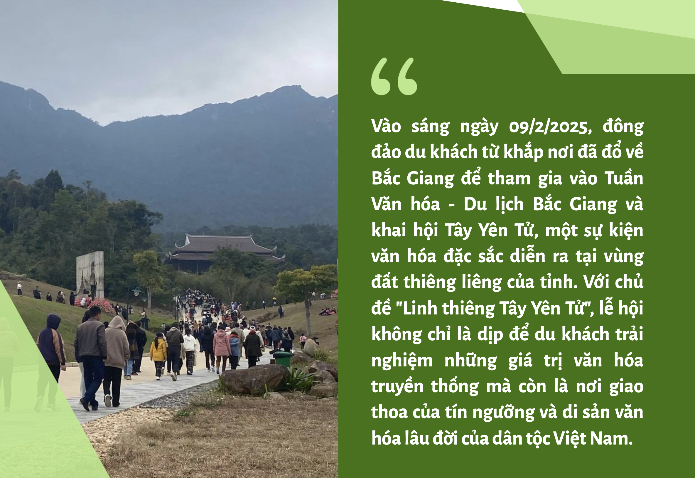 Lễ hội xuân Tây Yên Tử 2025  - Sự giao thoa của văn hóa và tín ngưỡng- Ảnh 1.