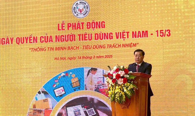 Hà Nội hưởng ứng Ngày quyền của người tiêu dùng Việt Nam năm 2025- Ảnh 1.