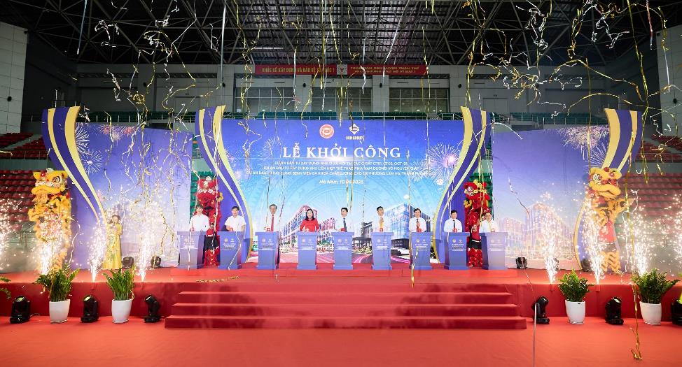 Sun Group đồng loạt khởi công 3 dự án có ý nghĩa an sinh xã hội lớn tại Hà Nam- Ảnh 1. Sun Group đồng loạt khởi công 3 dự án có ý nghĩa an sinh xã hội lớn tại Hà Nam- Ảnh 1.