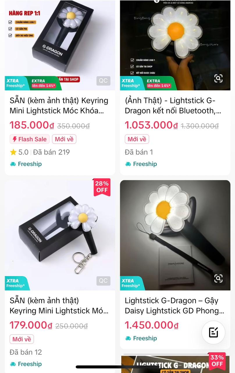 Hỗn độn "chợ" lightstick G-Dragon trên mạng lúc này: Công khai bán hàng giả, hét giá gấp 3 lần…- Ảnh 7. Hỗn độn "chợ" lightstick G-Dragon trên mạng lúc này: Công khai bán hàng giả, hét giá gấp 3 lần…- Ảnh 7.