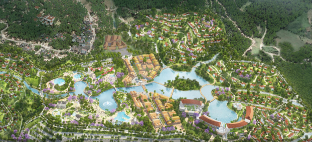 Sun Group khởi công Tổ hợp nghỉ dưỡng khoáng nóng quy mô hơn 21.000 tỷ đồng tại Hòa Bình- Ảnh 2. Sun Group khởi công Tổ hợp nghỉ dưỡng khoáng nóng quy mô hơn 21.000 tỷ đồng tại Hòa Bình- Ảnh 2.