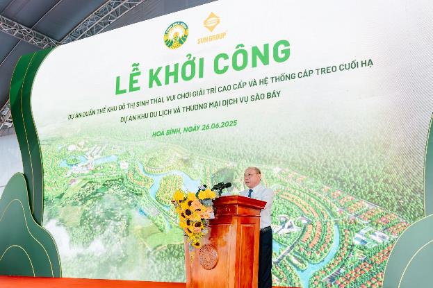 Sun Group khởi công Tổ hợp nghỉ dưỡng khoáng nóng quy mô hơn 21.000 tỷ đồng tại Hòa Bình- Ảnh 6. Sun Group khởi công Tổ hợp nghỉ dưỡng khoáng nóng quy mô hơn 21.000 tỷ đồng tại Hòa Bình- Ảnh 6.