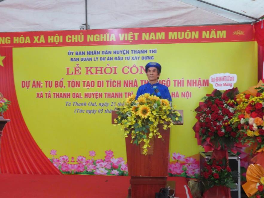 Lễ Khởi công Dự án Tu bổ, tôn tạo Nhà thờ Ngô Thì Nhậm: Nâng tầm di sản, tri ân Danh nhân kiệt xuất- Ảnh 6. Lễ Khởi công Dự án Tu bổ, tôn tạo Nhà thờ Ngô Thì Nhậm: Nâng tầm di sản, tri ân Danh nhân kiệt xuất- Ảnh 6.