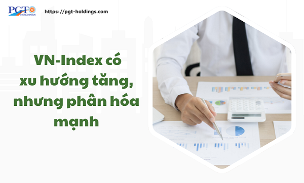 VN-Index có xu hướng tăng, nhưng phân hóa mạnh- Ảnh 1. VN-Index có xu hướng tăng, nhưng phân hóa mạnh- Ảnh 1.