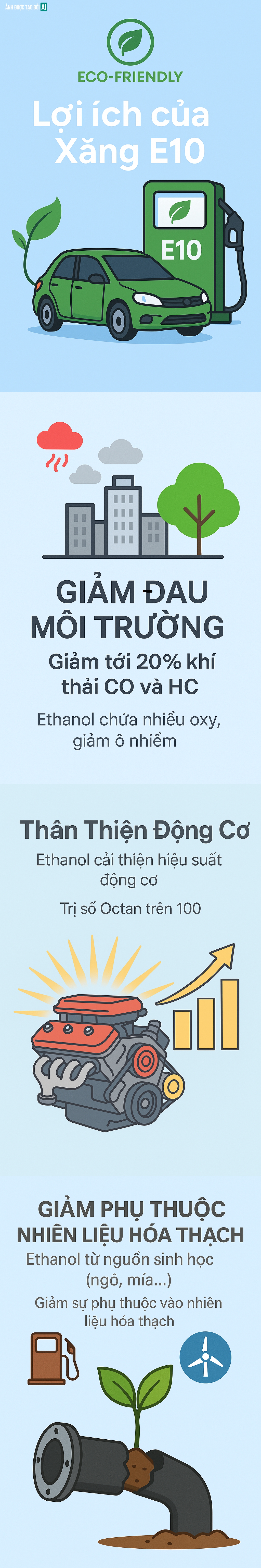 1 phút, 3 lợi ích, 1 thay đổi lớn: Xăng E10 là gì, vì sao thế giới đổ xô dùng?- Ảnh 1.