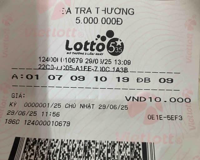 Xác suất trúng là một trên 8,14 triệu vé, vị khách ẵm 127 tỷ Jackpot 1 của Vietlott: Dãy số là gì?- Ảnh 2. Xác suất trúng là một trên 8,14 triệu vé, vị khách ẵm 127 tỷ Jackpot 1 của Vietlott: Dãy số là gì?- Ảnh 2.