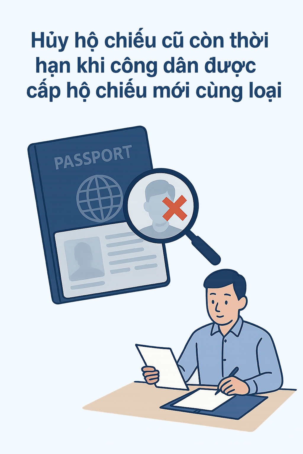 Bộ Công an đề xuất thêm 3 trường hợp mới bị thu hồi, hủy giá trị hộ chiếu- Ảnh 1.