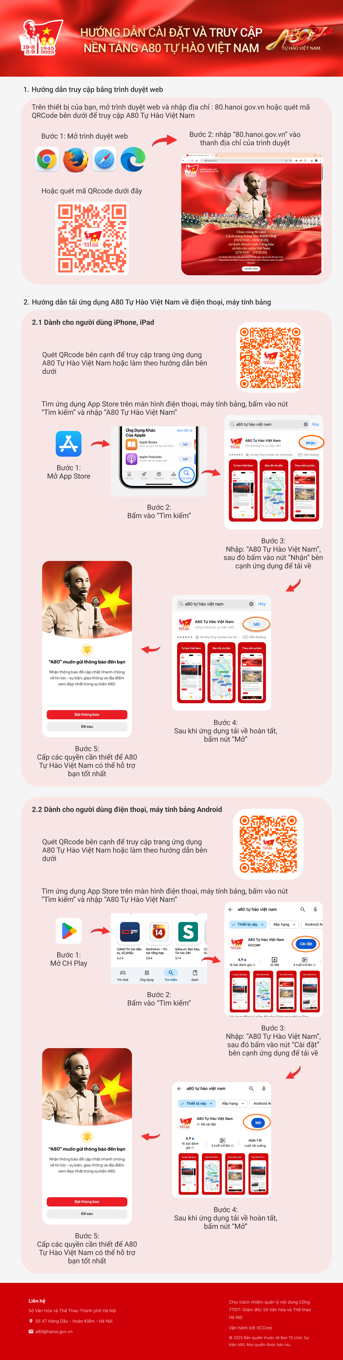 Cài App A80 Tự hào Việt Nam để không bỏ lỡ các sự kiện lớn của đất nước - Ảnh 1. Cài App A80 Tự hào Việt Nam để không bỏ lỡ các sự kiện lớn của đất nước - Ảnh 1.