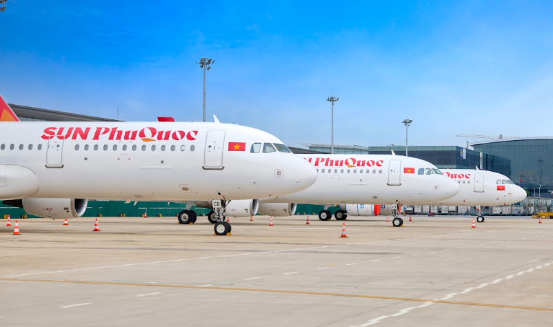 Sun PhuQuoc Airways: 3 trên 8 tàu bay đã về đội, sẵn sàng mở bán vé tháng 10, bay thương mại tháng 11 - Ảnh 3. Sun PhuQuoc Airways: 3 trên 8 tàu bay đã về đội, sẵn sàng mở bán vé tháng 10, bay thương mại tháng 11 - Ảnh 3.