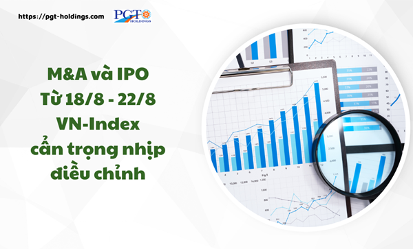 M&A và IPO (Từ 18/8 - 22/8): VN-Index cẩn trọng nhịp điều chỉnh- Ảnh 1. M&A và IPO (Từ 18/8 - 22/8): VN-Index cẩn trọng nhịp điều chỉnh- Ảnh 1.