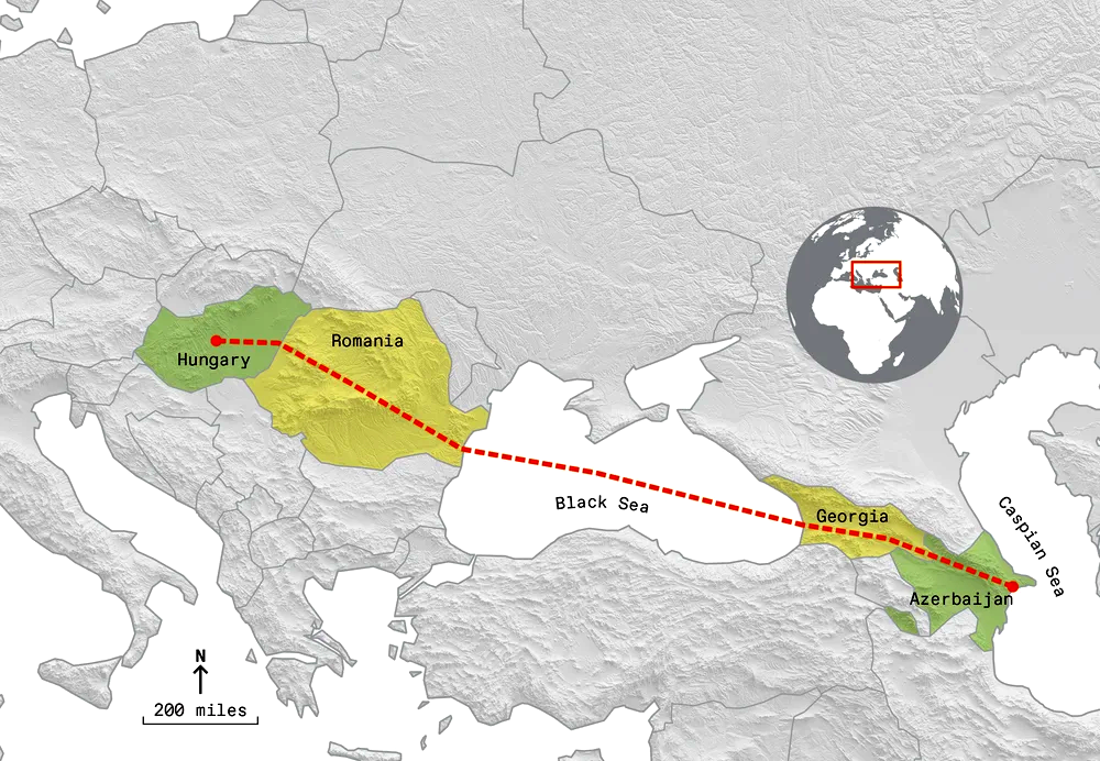Thế giới đột nhiên chú ý đến Azerbaijan: Là bởi "hành lang tỷ USD" cắt ngang Biển Đen?- Ảnh 1. Thế giới đột nhiên chú ý đến Azerbaijan: Là bởi "hành lang tỷ USD" cắt ngang Biển Đen?- Ảnh 1.