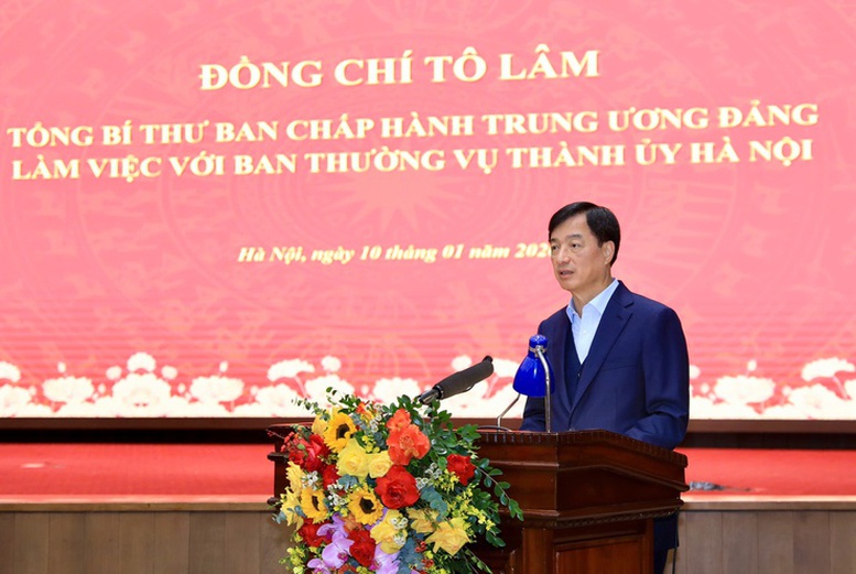 Tổng Bí thư Tô Lâm làm việc với Hà Nội về quy hoạch tổng thể Thủ đô tầm nhìn 100 năm- Ảnh 2. Tổng Bí thư Tô Lâm làm việc với Hà Nội về quy hoạch tổng thể Thủ đô tầm nhìn 100 năm- Ảnh 2.