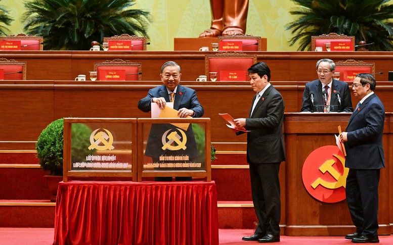 TRỰC TIẾP: Phiên bế mạc Đại hội đại biểu toàn quốc lần thứ XIV của Đảng- Ảnh 3. TRỰC TIẾP: Phiên bế mạc Đại hội đại biểu toàn quốc lần thứ XIV của Đảng- Ảnh 3.