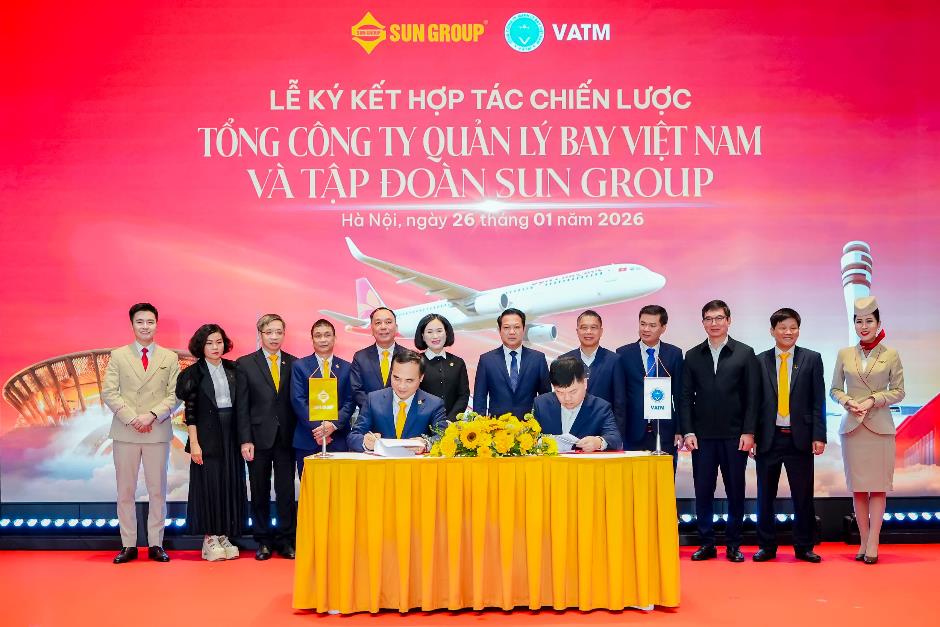 Sun Group hợp tác Tổng công ty Quản lý bay Việt Nam: Hướng tới chuẩn mực khai thác xanh và bền vững- Ảnh 1.