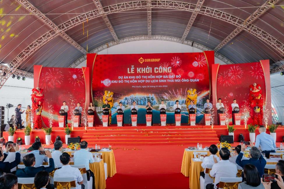 Thủ tướng dự lễ khởi công hai dự án APEC 2027 do Sun Group làm chủ đầu tư tại Phú Quốc- Ảnh 1.