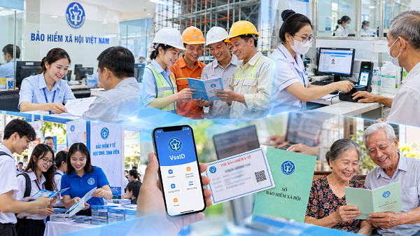 Gần 96% người hưởng chế độ BHXH nhận tiền qua tài khoản - Ảnh 1.