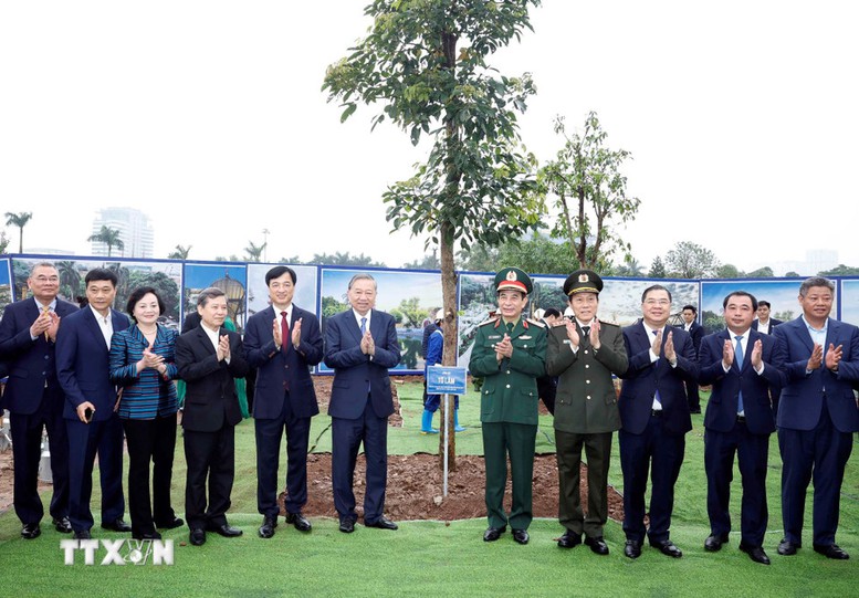 Tổng Bí thư Tô Lâm: Nuôi dưỡng tình yêu thiên nhiên trong mỗi người, nhất là thế hệ trẻ- Ảnh 5.