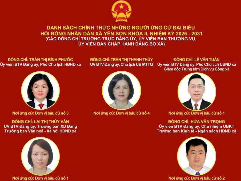 Xã Yên Sơn: Công tác chuẩn bị cho Ngày bầu cử 15/3 cơ bản hoàn tất- Ảnh 5.