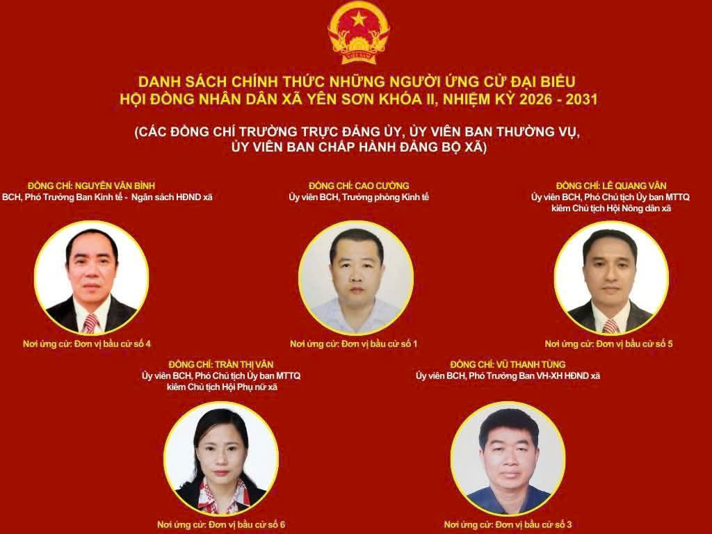 Xã Yên Sơn: Công tác chuẩn bị cho Ngày bầu cử 15/3 cơ bản hoàn tất- Ảnh 4.