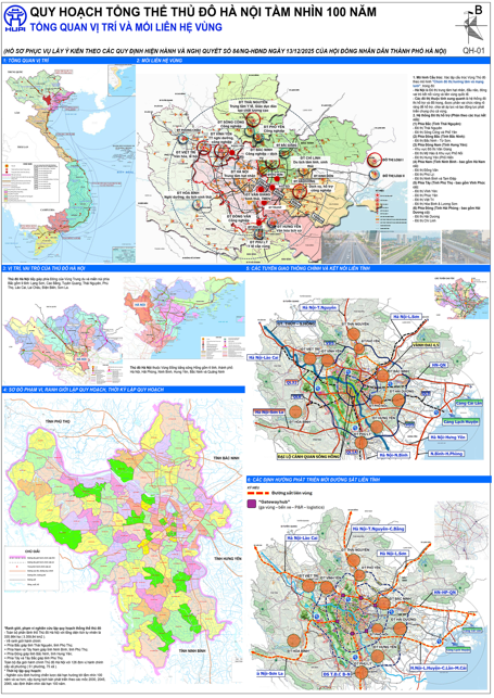 Hà Nội công bố dự thảo bản đồ quy hoạch tầm nhìn 100 năm- Ảnh 2.