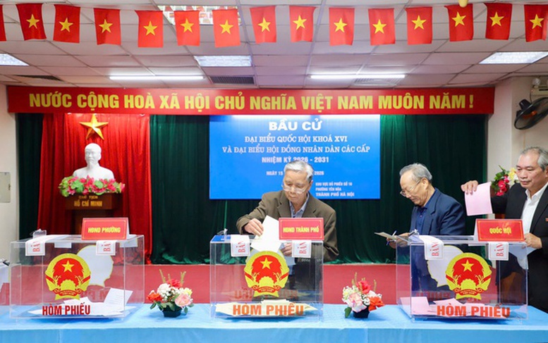 Tỉ lệ cử tri cả nước đi bầu cử đạt trên 99%- Ảnh 1. Tỉ lệ cử tri cả nước đi bầu cử đạt trên 99%- Ảnh 1.