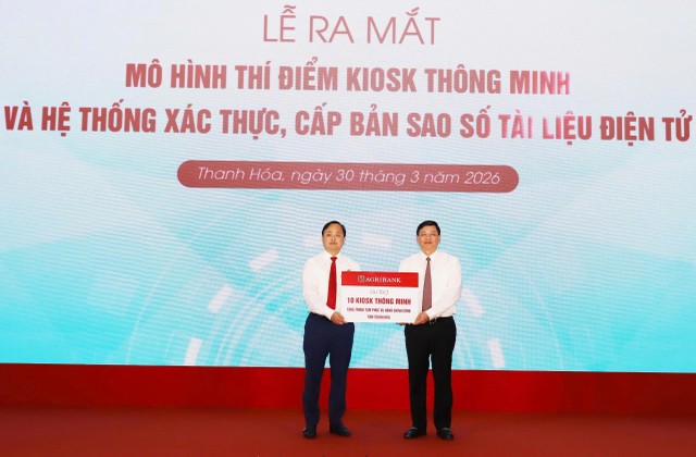 Thanh Hóa: Ra mắt mô hình Kiosk thông minh phục vụ dịch vụ công- Ảnh 3.